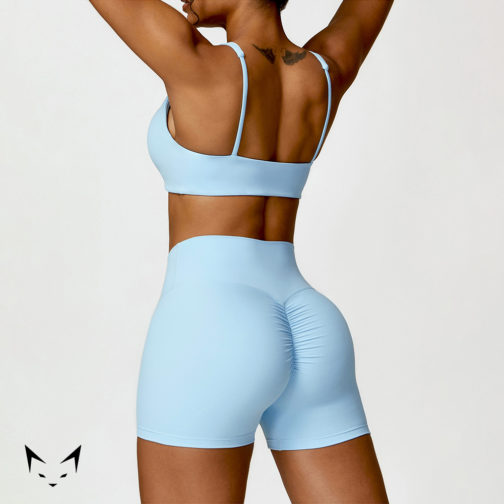 Basics Bra & Scrunch Butt Shorts Matched Set