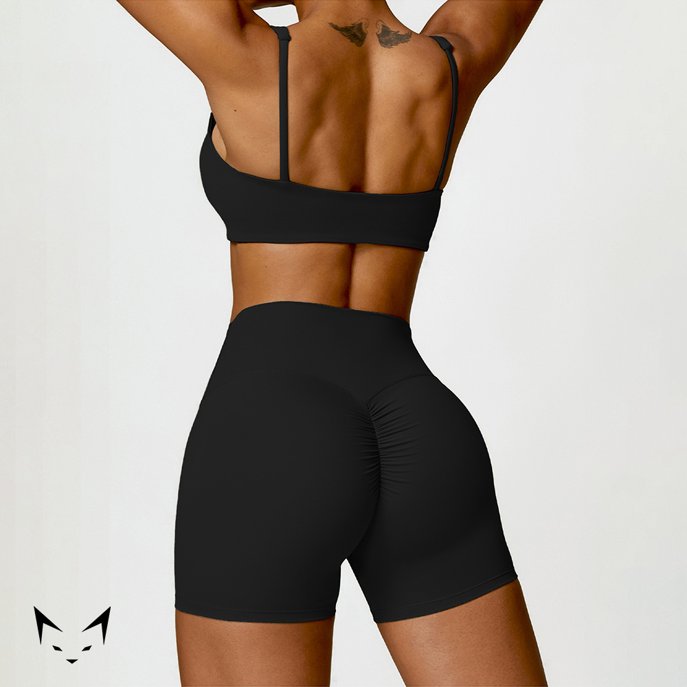 Basics Bra & Scrunch Butt Shorts Matched Set