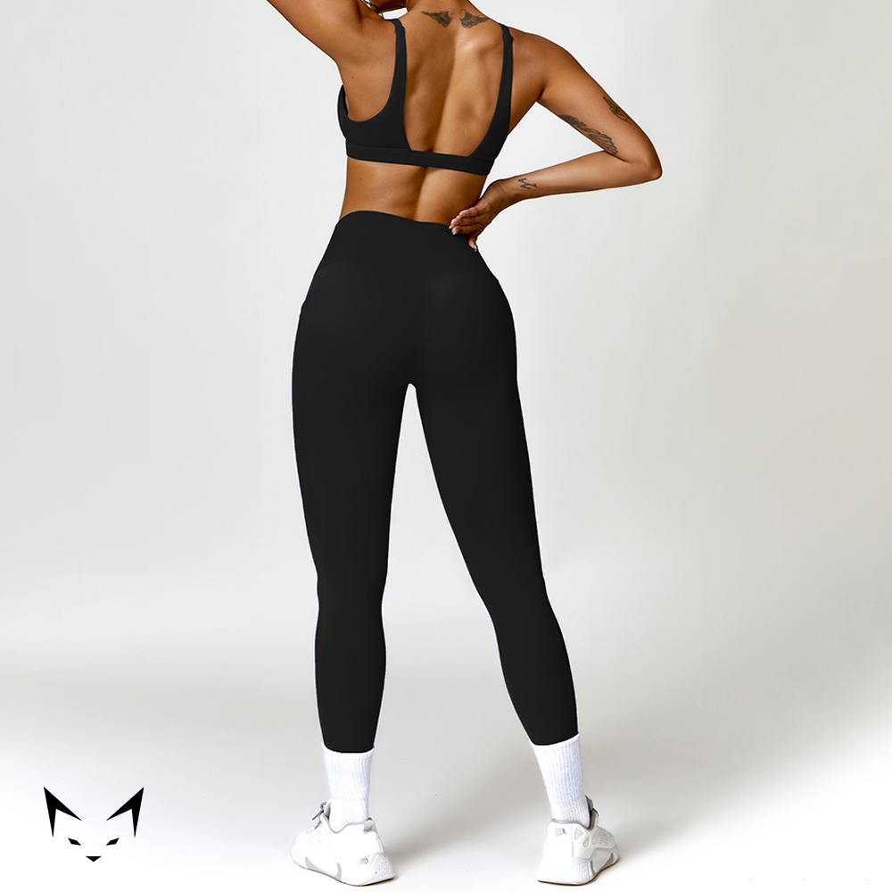 Triangle Bra & Pocket Leggings Matched Set