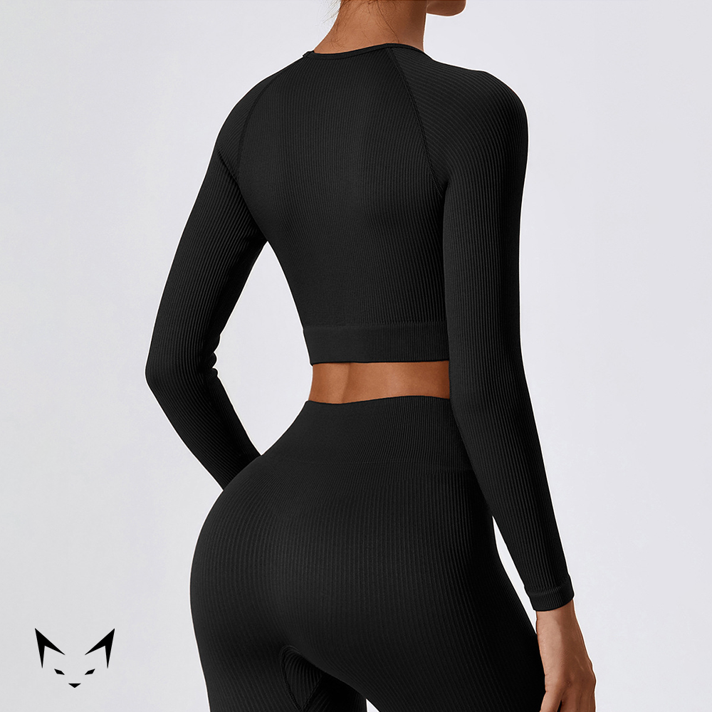 Seamless Ribbed  Crop Top