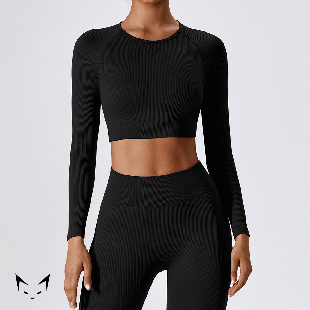 Seamless Ribbed  Crop Top