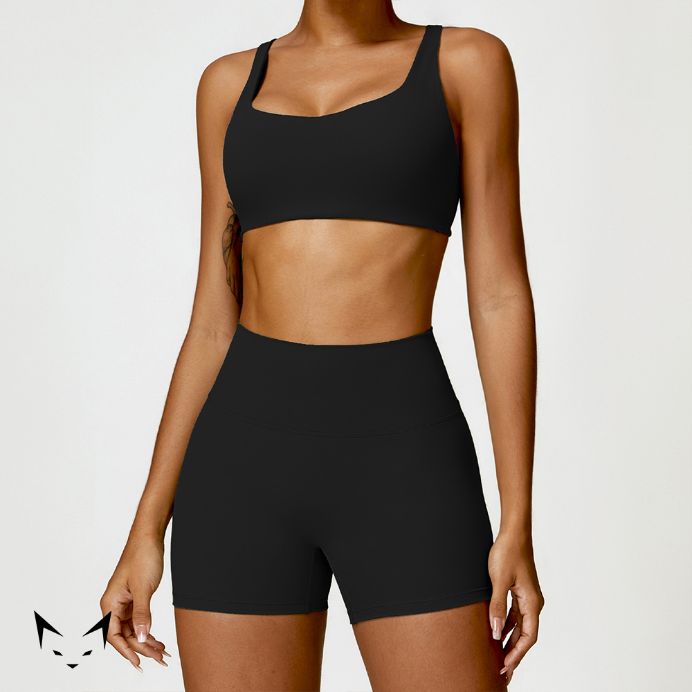 Basics Bra & Scrunch Butt Shorts Matched Set