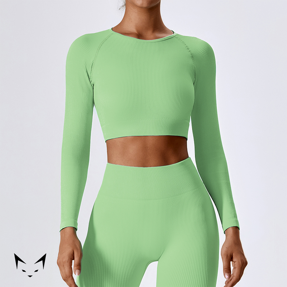 Seamless Ribbed  Crop Top