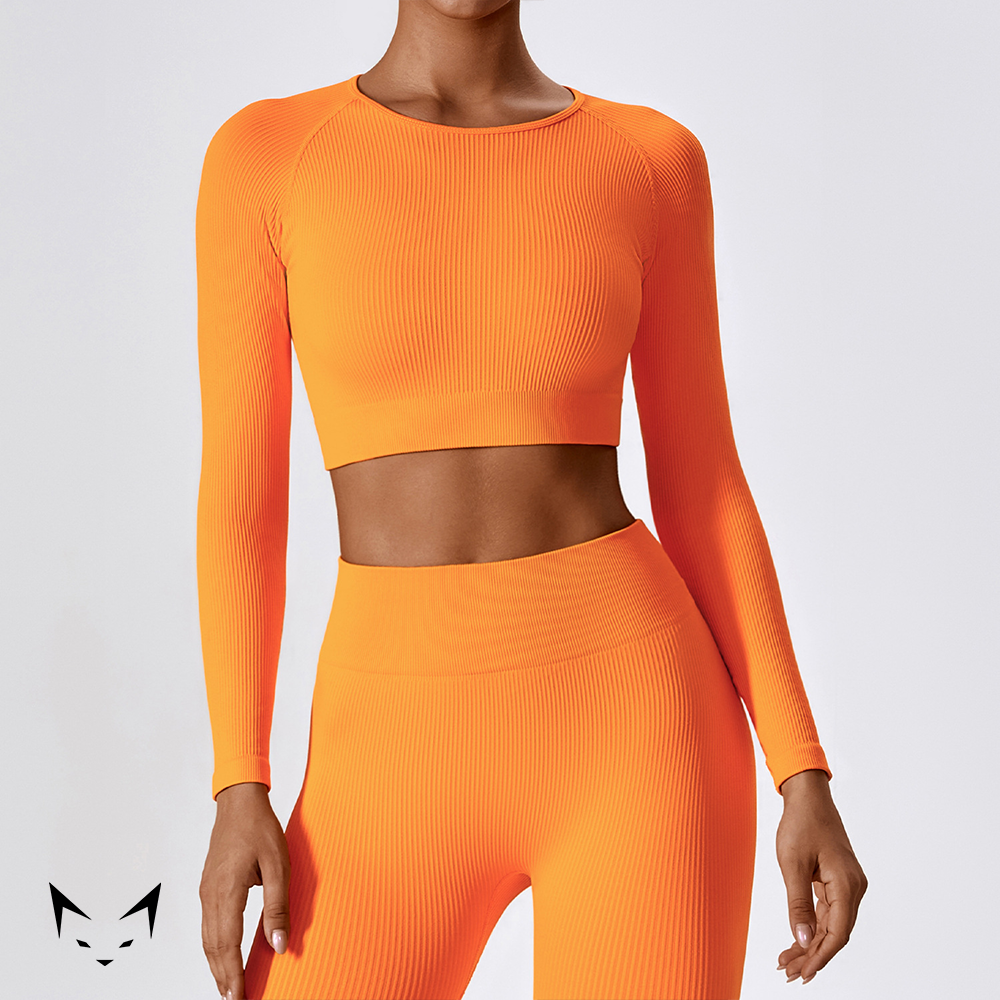 Seamless Ribbed  Crop Top