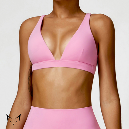 Triangle Cut Sports Bra