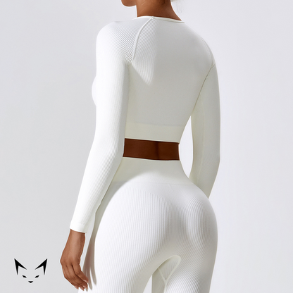 Seamless Ribbed  Crop Top